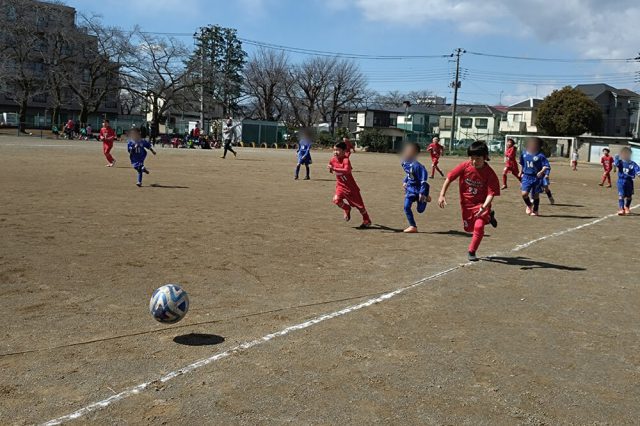 大和田SCさん・なかのSCさんと練習試合の写真