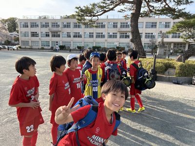 西原SCさん練習試合の写真