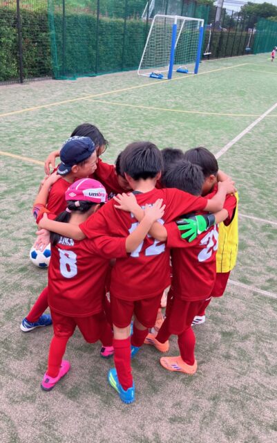 WakabaFCさんとのトレーニングマッチ（６人制）の写真