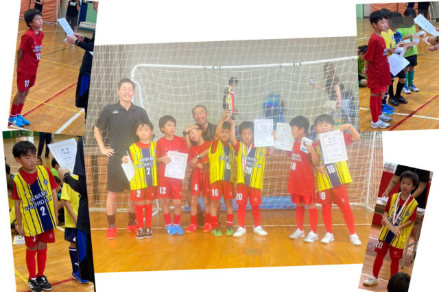 横川MYFCさん主催サマーカップ　U-8フットサル大会の写真